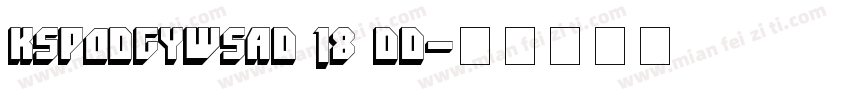 KSPODGYWSA0 18 00字体转换